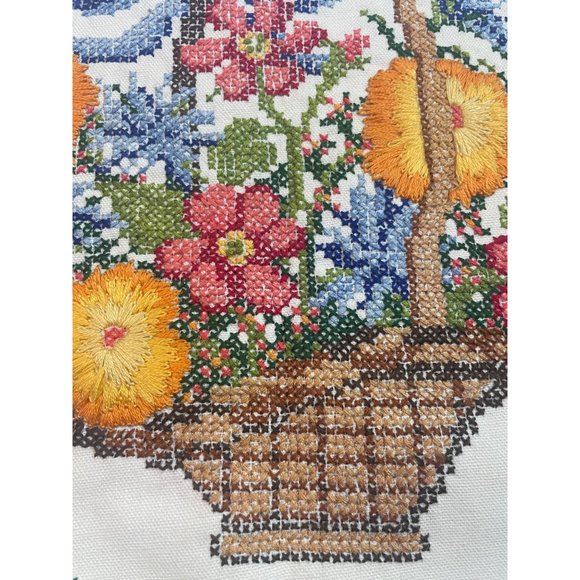 Vintage Dimensions Inc Embroidery Cross Stitch Sampler 1988 Alphabet Floral Flow - Picture 8 of 9